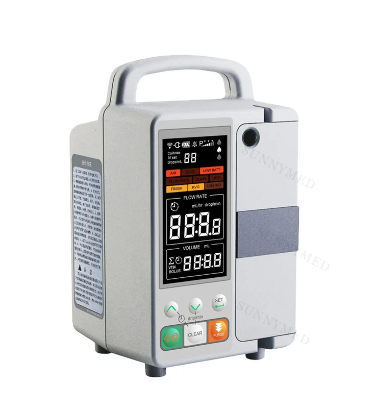 Sy-G076-2 A Buon Mercato Vet/Human Liquid Pump Pompa Per Infusione Elettronica Medical Iv Pompa Per Infusione Prezzo