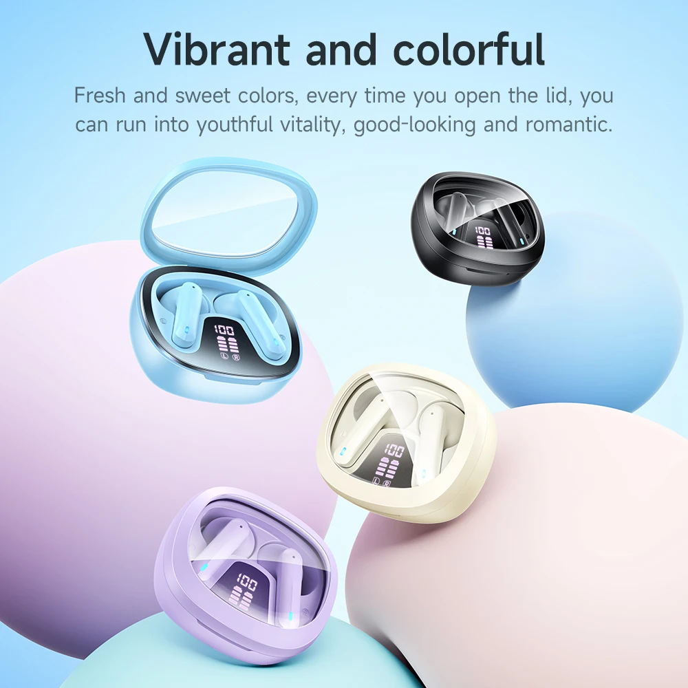 Hoco Eq6 Tws Auricolare Wireless Bluetooth 5.3 Cuffie Cuffie Auricolari True Wireless Per Iphone 13 Pro Max Auricolari Vivavoce