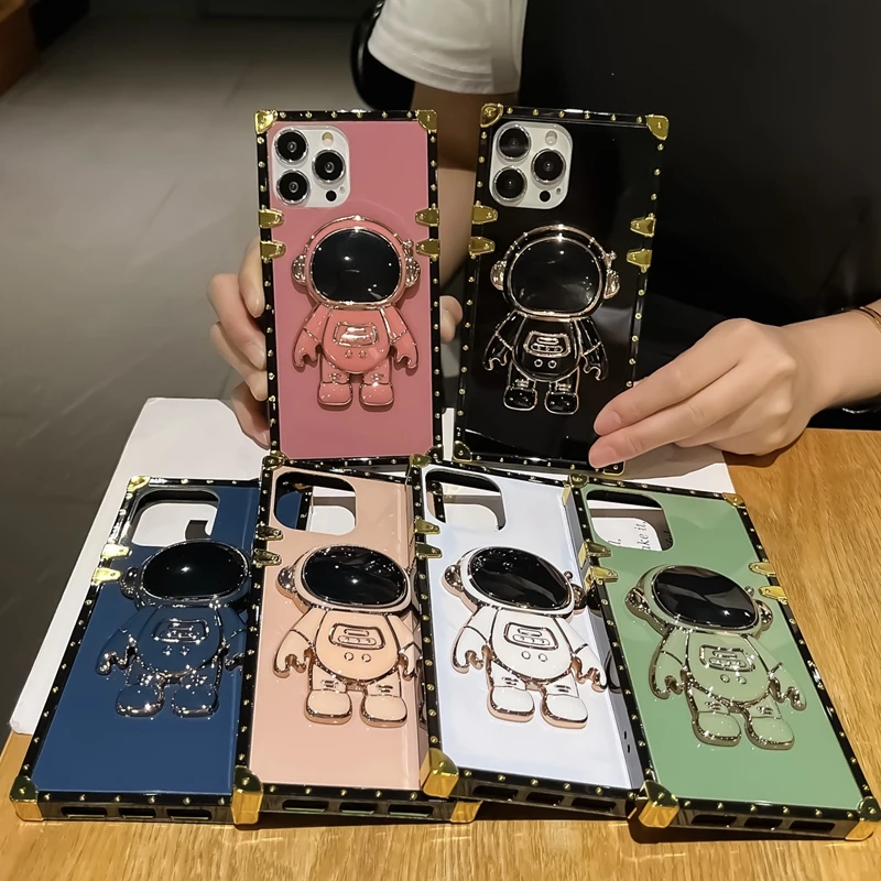 For Lg Stylo 7 6 Velvet 5G 4G Luxury Phone Cases With Astronaut Stand Phone Holder