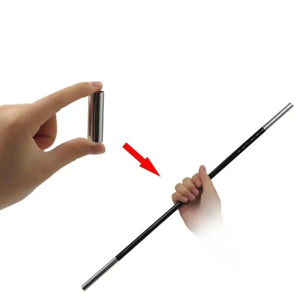 Magic Props Magic Stick Apparing Silk To Wands Gimmick Puntelli Bacchetta Da Mago Mini Pocket Emissing Magic Cane