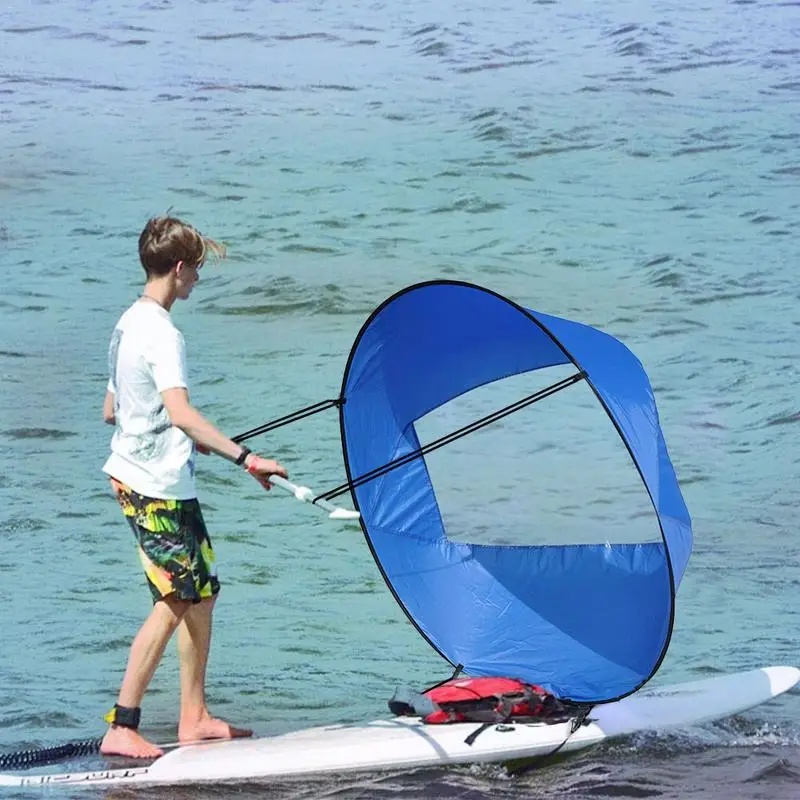 Kayak Pieghevole Wind Sail Kit Da 42 Pollici Kayak Paddle Board Accessori Per Kayak Canoes Gommoni Paddle