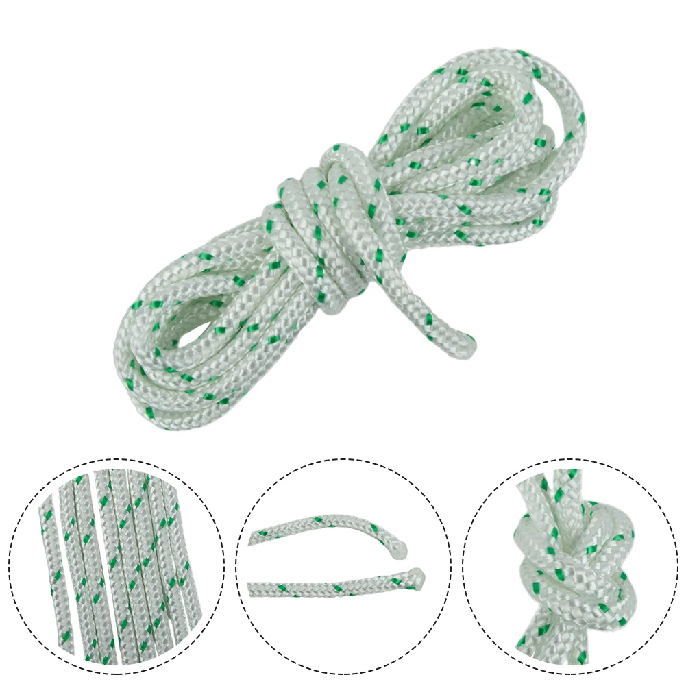Strong Recoil Starter Cord Pull Start Rope 4.5X2M Per Husqvarna-Motoseghe Tosaerba Motore Atco 4Mm Diametro Olio Benzina