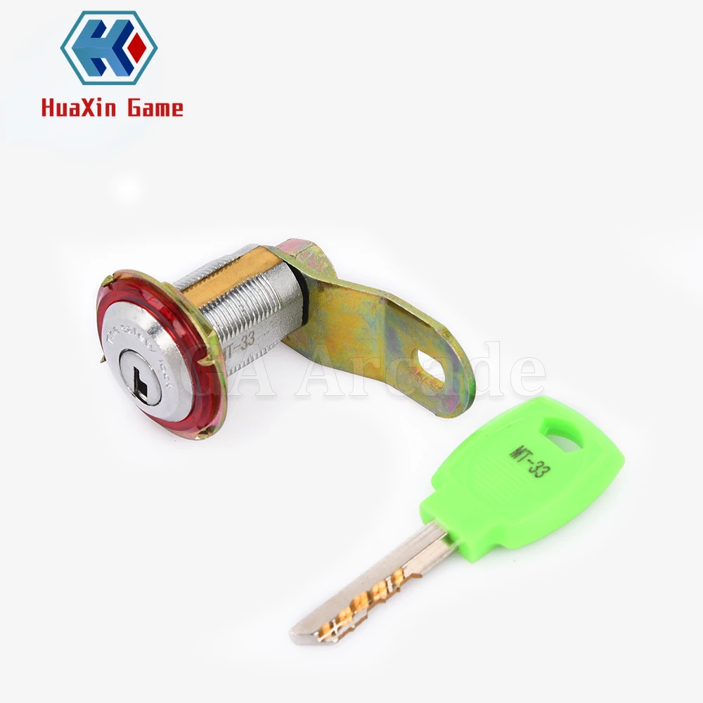 La Macchina Arcade 17/30Mm Parte Le Serrature Tubolari Della Camma Della Scatola Degli Attrezzi Della Porta Dei Contanti Di Short + Le Stesse Chiavi D