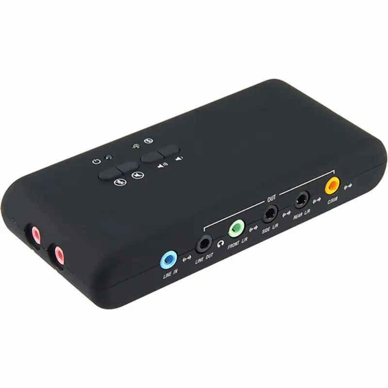 Nuova Scheda Audio Usb 7.1 Cmi6206 Dispositivo Chipset Scheda Audio Esterna Con Cavo Di Prolunga Spdif E Usb 8 Canali Per Pc Compute