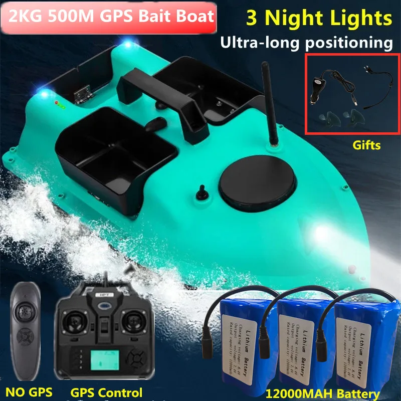 Professionale 16 Gps Nesting Boat Gps Dual Location Cruise Fishing Bait Boat 16Pcs Point Nest Pull Net Hook 3-Hopper Sea Bait To