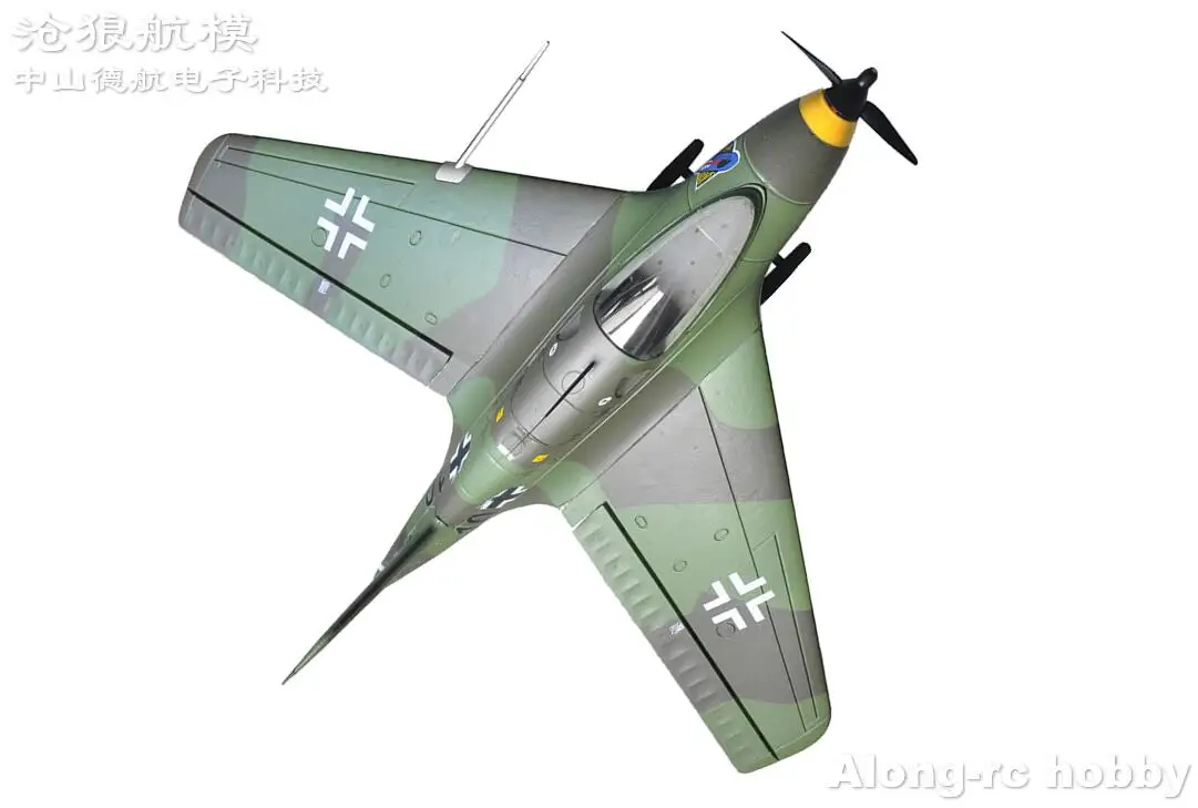 Epo Rc Aereo Modello Hobby Giocattoli 950Mm Apertura Alare Af Me163 Me-163 Rc Fighter Warbird Modelli Aircaft Kit O Pnp Set