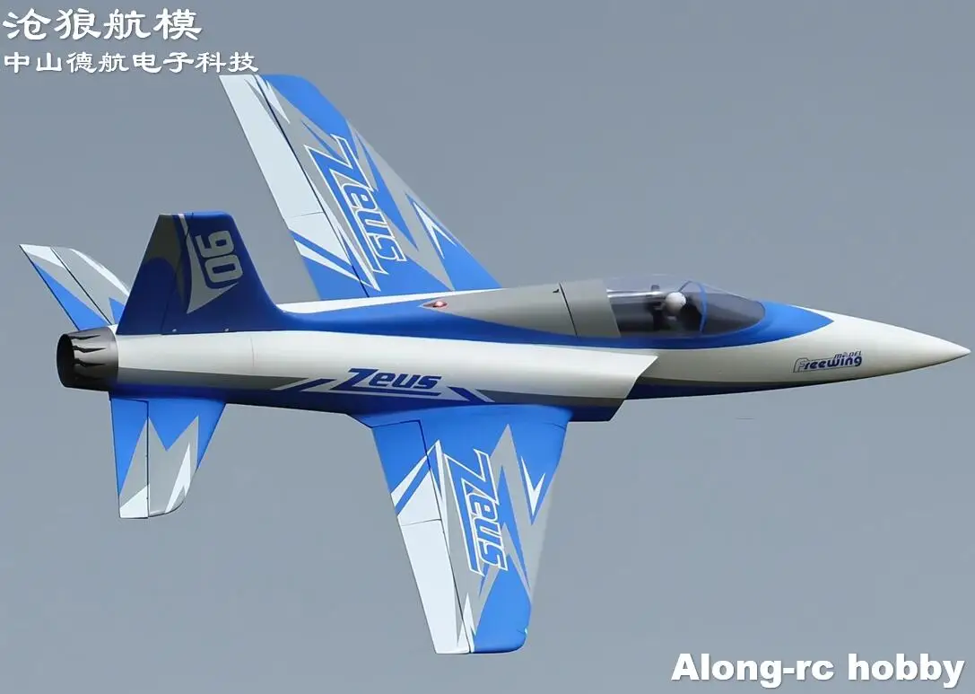 Freewing Electric Rc Jet Plane 90Mm Edf Airplane Zeus 6S O 8S Pnp O Kit + Servo Carrello Di Atterraggio Retrattile Modelli Di Aerei Sportivi