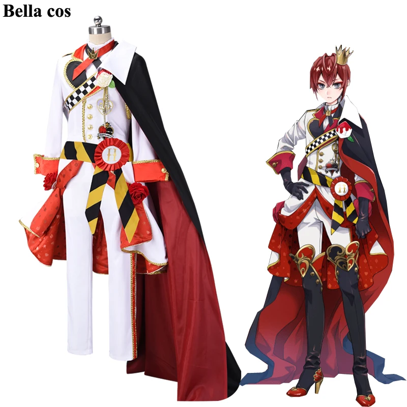 Taglia Personalizzata Twisted-Wonderland Heartslabyul Riddle Clover Cosplay Costume Uniforme Giacca Pantaloni Camicia Halloween Anime Clothes