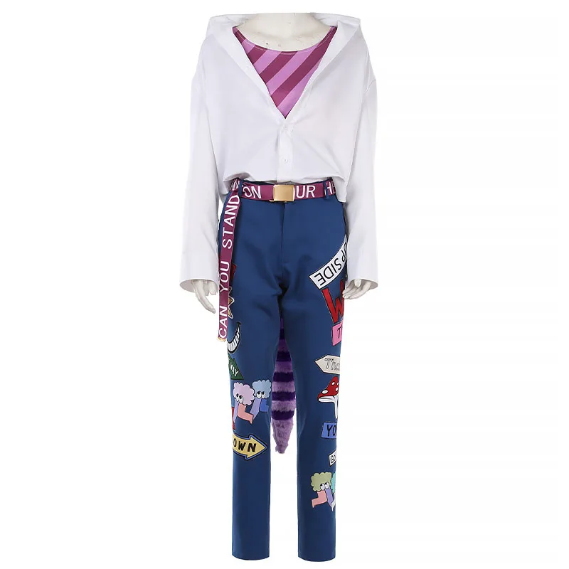 Gioco Twisted Wonderland Cheshire Cat Halloween Costume Cosplay Natale Nuovo Vestito