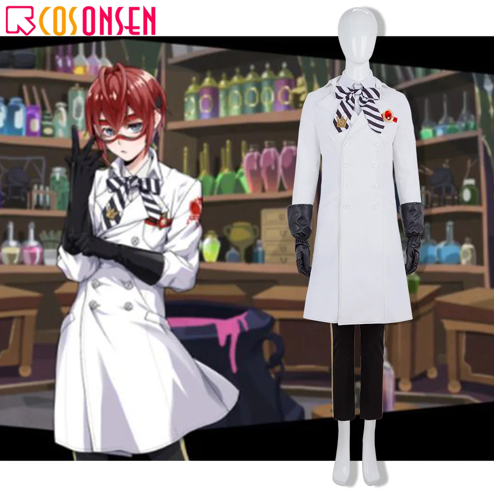 Twisted Wonderland Riddle Costume Cosplay Riddle Abbigliamento Sperimentale Abito Bianco Per Adulti Costume Di Halloween Cosplayonix Made