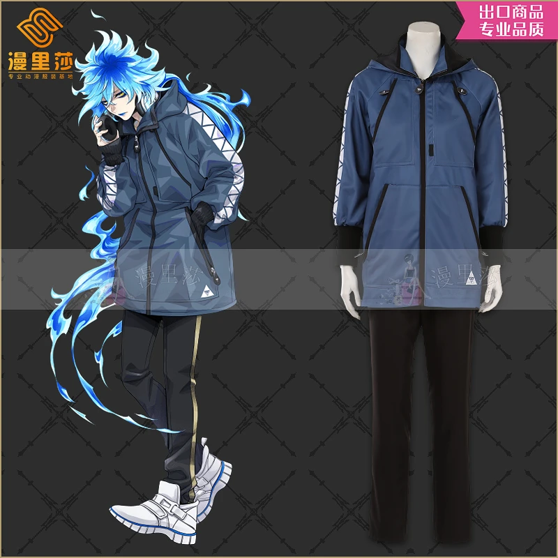 Twisted Wonderland Ignifuhyde Idia Uniformi Scolastiche Costume Cosplay Halloween Uomo/Donna Cos Dress H