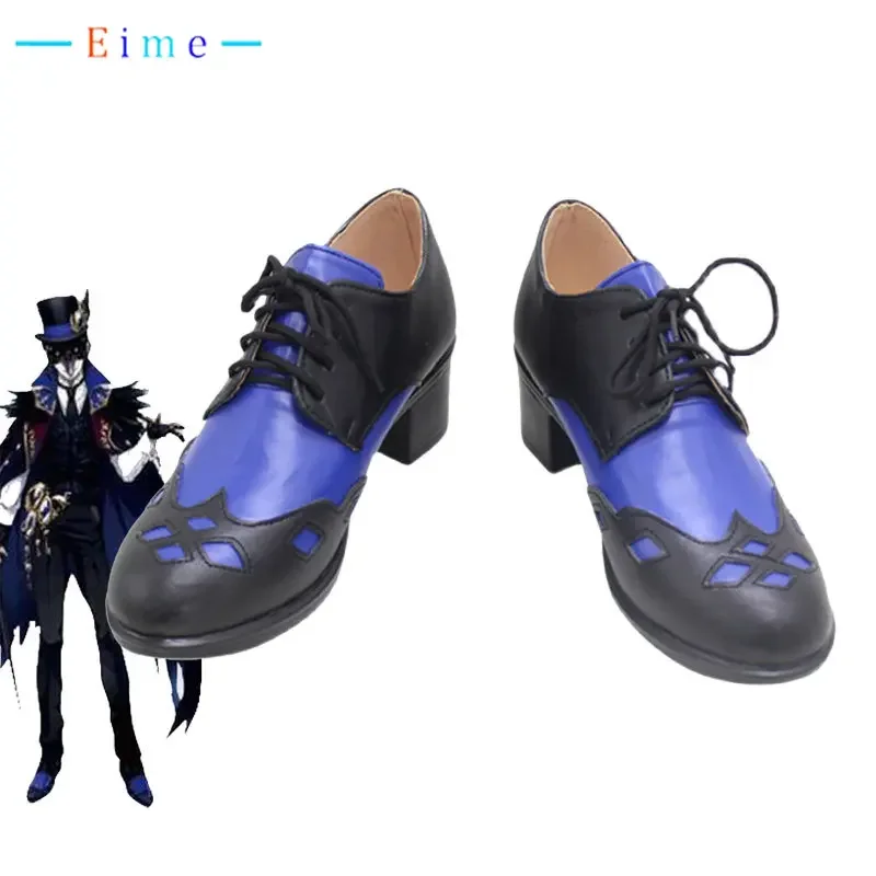 Gioco Twisted Wonderland Idal Mascara Cosplay Shoes Pu Leather Shoes Custom Made Halloween Carnival Boots Custom Made