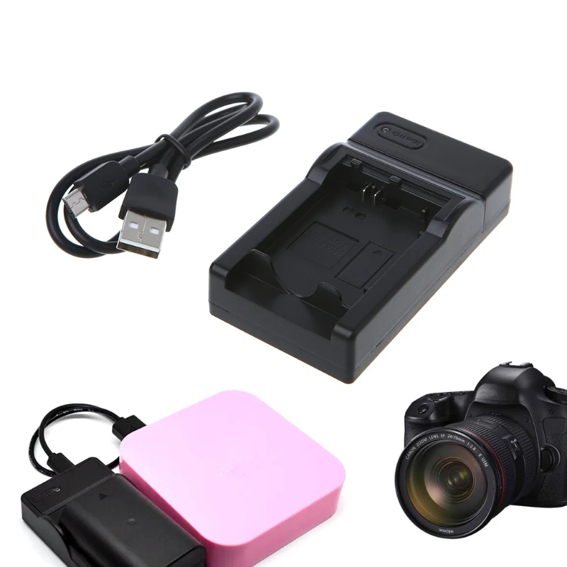 Caricabatteria 16Fb Per Sony Np-Fw50 Alpha A3000,Dlsr A33, Serie Ilce-5000, Nex-5