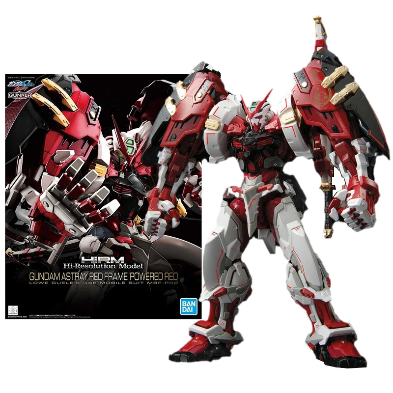 Bandai Genuine Gundam Model Kit Anime Figure Hirm Astray Red Frame Alimentato Red Gunpla Anime Action Figure Giocattoli Per Bambini