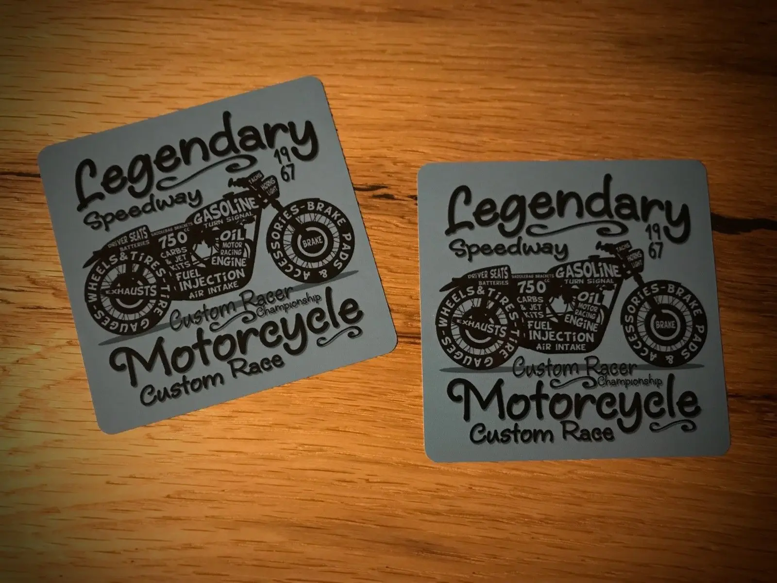 Legend Sticker Vintage Speed Bike Cafe Racer Old School Vintage Retro #180