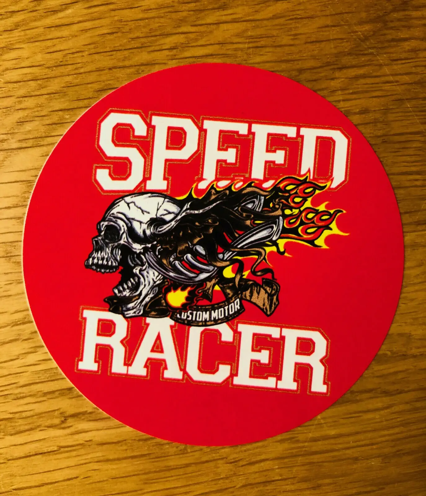 Speed Racer Aufkleber Sticker 81 Motorcycle Club Decal Skull Custom Motor Mi419
