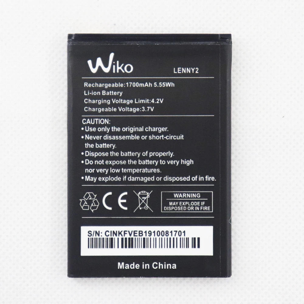 Batteria Di Ricambio Per Telefono Cellulare 2200Mah K200 Per Batteria Wiko K200