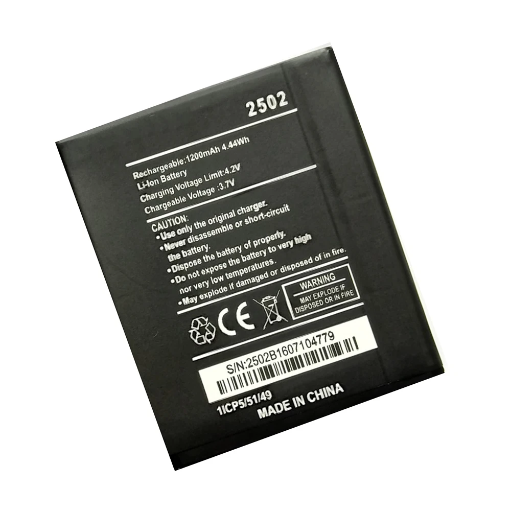 1200Mah 2502 Batteria Di Backup Per Wiko 2502 Batterie Bateria Batterij Accumulator