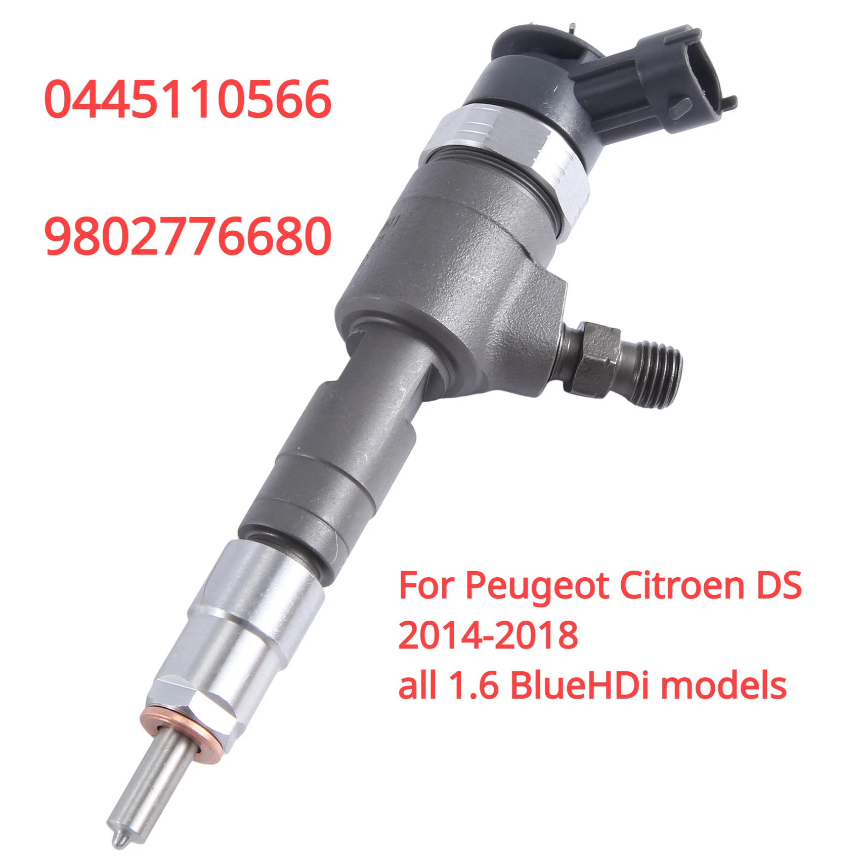 0445110565 0445110566 9802776680 Nuovo Iniettore Di Carburante Diesel Per Peugeot 308 508 Citroen C4 C4 Ds Fiat Ford Fusion 1.6 Hdi 14-18