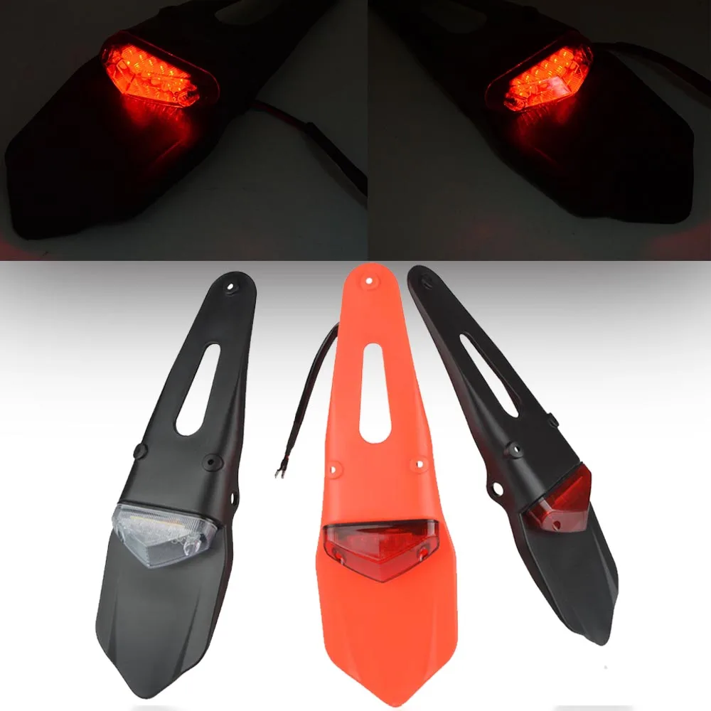 Universal Rear Fender Brake Led Stop Tail Light Motocross For Yamaha Ttr 125E 125L 600 Ty 250 Wr 200 250F/R/X/Z 426F 450F Xg250