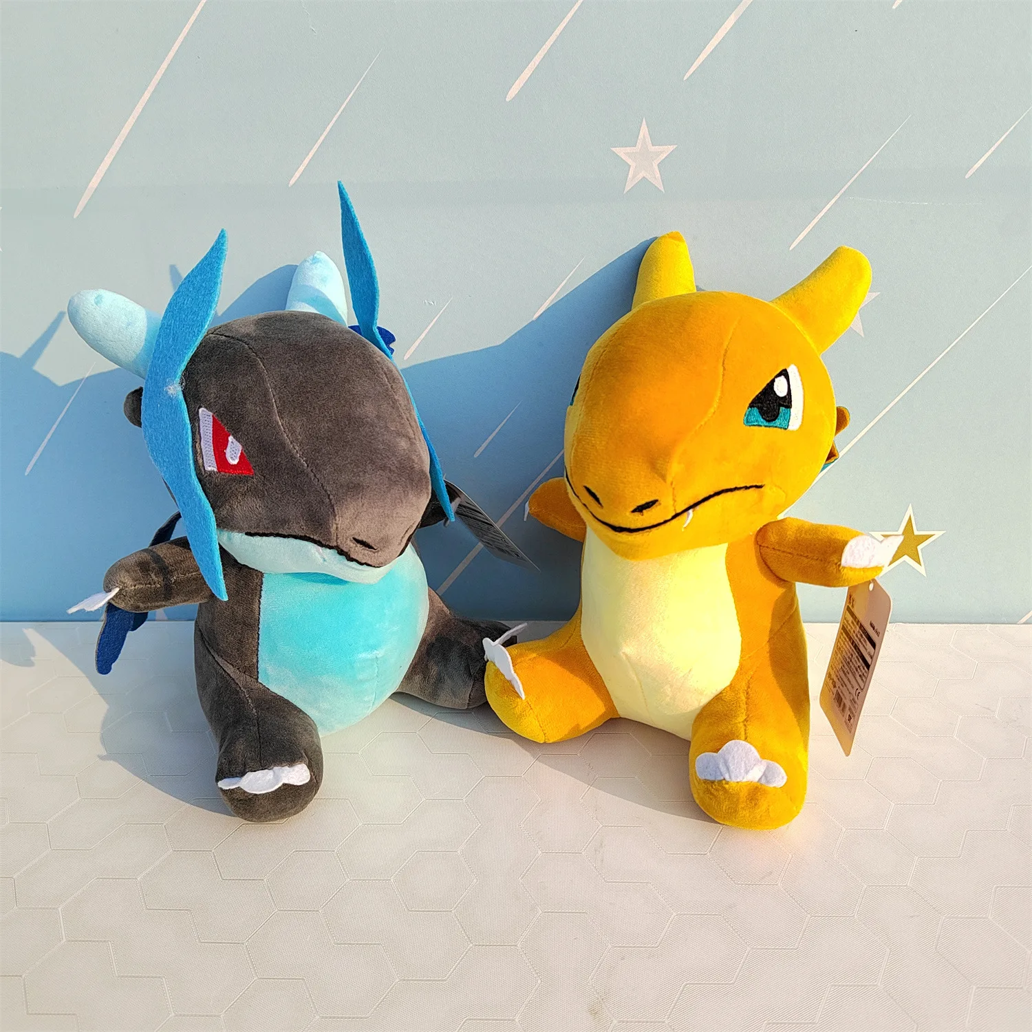 10 Pz/Set Pokemon Mega Charizard Peluche Mega Evolution X & Y Charizard Peluche 28Cm Bambola Morbida Peluche Bambola Regalo Per Bambini