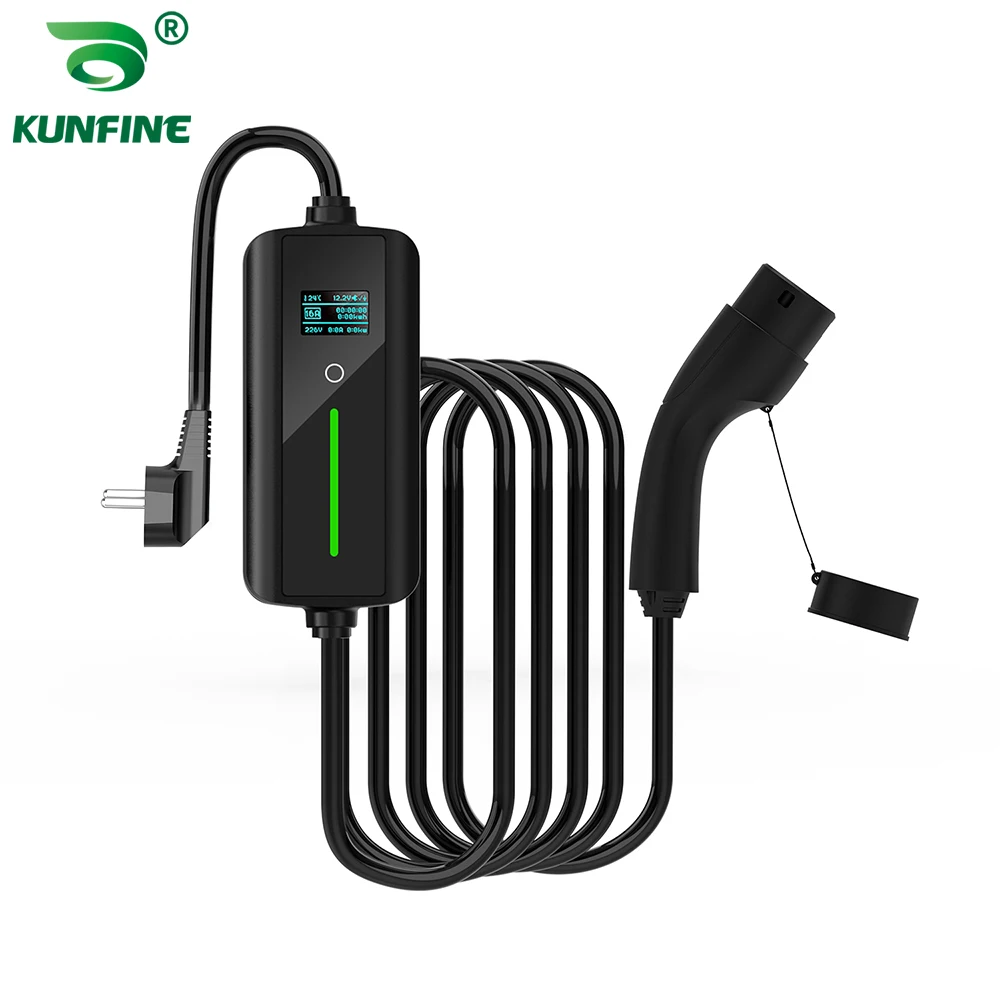 Caricabatterie Ev 7Kw 32A Per Tesla Portable Charging Wallbox 5M Cable 240V Tpu Materiale Caricatore Per Veicoli Elettrici
