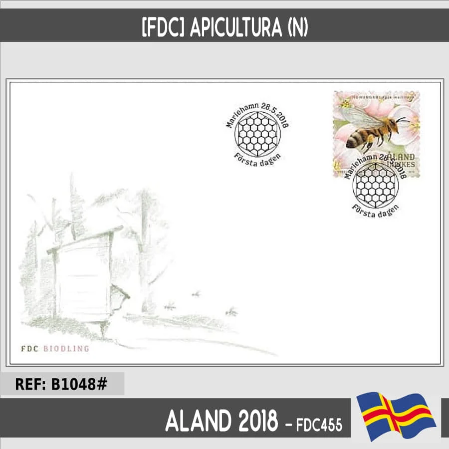 B1048 # Aland 2018 [Fdc] Apicoltura (N)