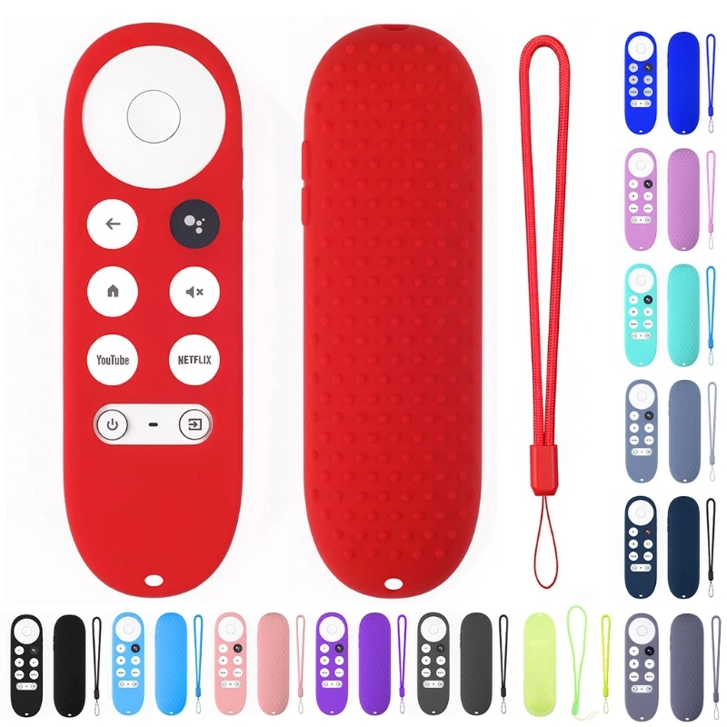 Custodia In Silicone Per Chromecast Per-Google Tv 2020 Cover Protettiva Antiurto Per Telecomando Vocale Chromecast 2020