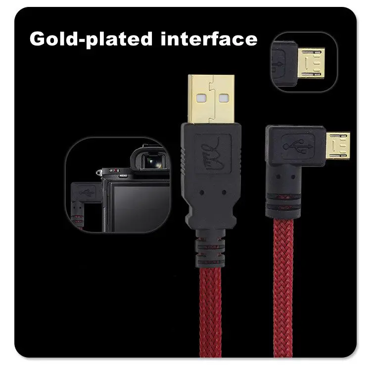Cavo Di Ripresa Online Per Fotocamera Digitale Micro Usb 2.0 Per Sony A9 A7S2 A6300 A7R2 A72 A7M2 Rx1Rii Sony Slr Connect Computer