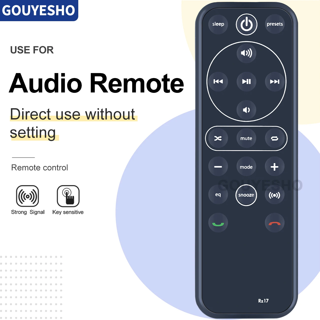 Nuovo Telecomando Sostitutivo Per Ihome Rz17 Irz17B I-Pod Dock The Home System Audio Stereo