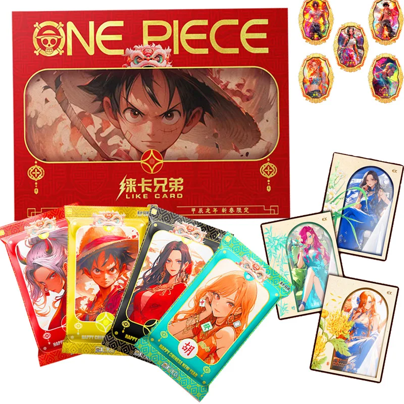 New One Piece Precious Collector Box Anime Cartoon Rufy Limited Rare Cards Collection Cards For Children Birthday Festive Gifts