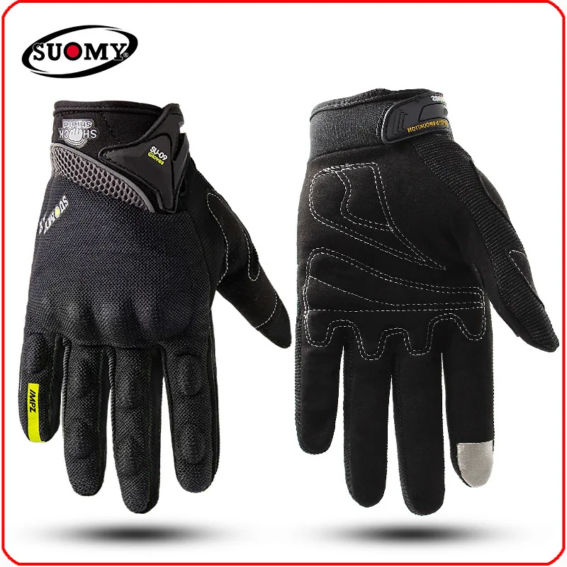 Guanti Moto Touch Screen Guanti Protettivi Antivento Guanti Estivi Uomo Guanti Moto Luvas Suomy
