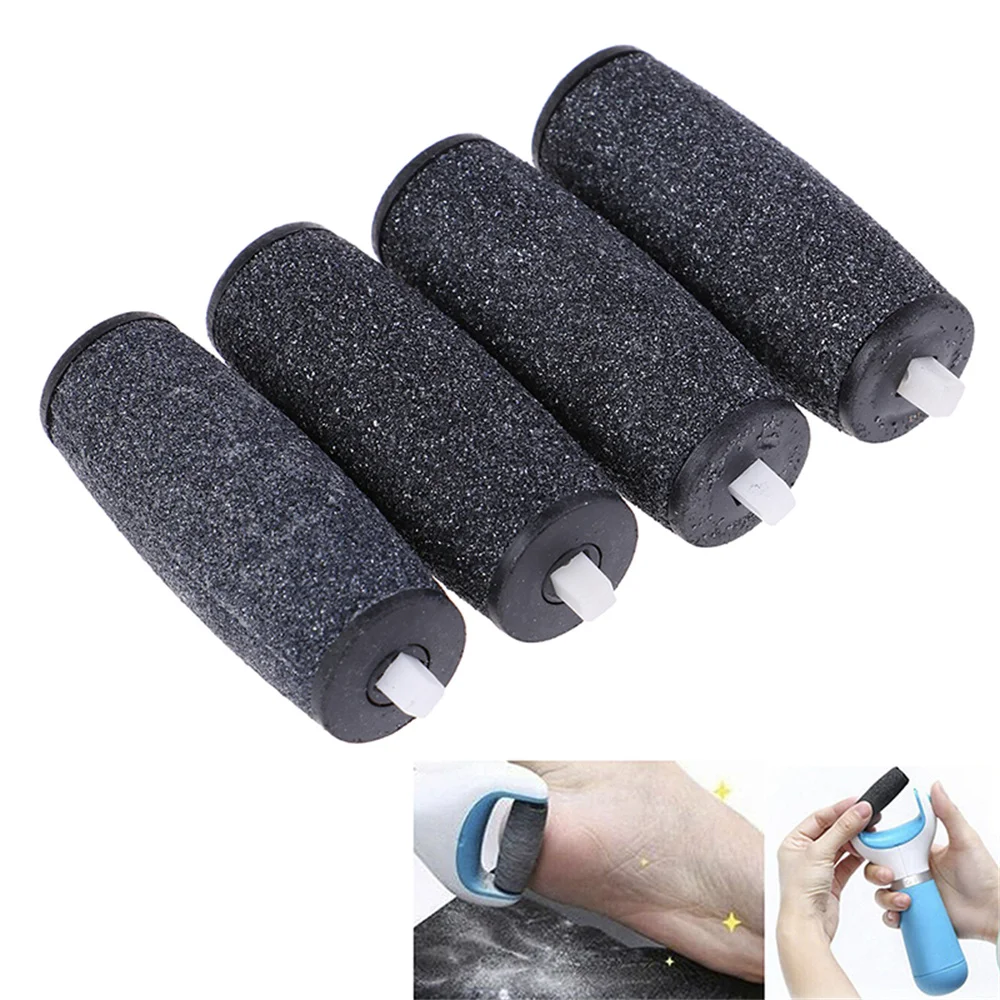 Teste A Rullo Di Ricambio Da 4 Pezzi Per Lima Per Piedi Liscia In Velluto Macchina Per Pedicure Callo Per Pelle Morta Per Callo Di Rimozione Scholls