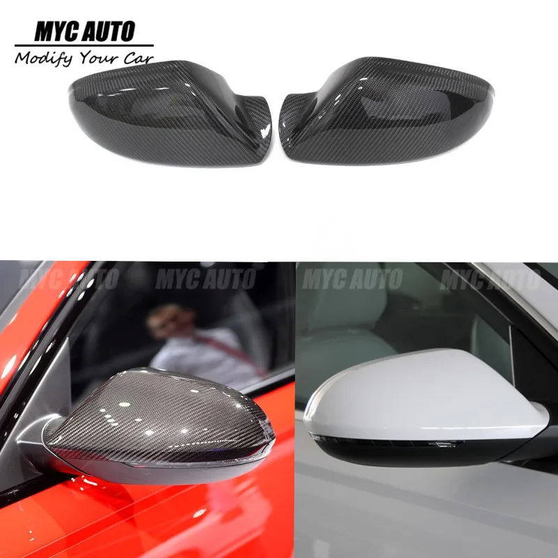 Per Audi A6 S6 Rs6 C7 Vista In Fibra Di Carbonio Copertura Dello Specchio 2012 - 2019 A6 C7 S6 Rs6 Di Carbonio Copertura Dello Specchio Della Fibra