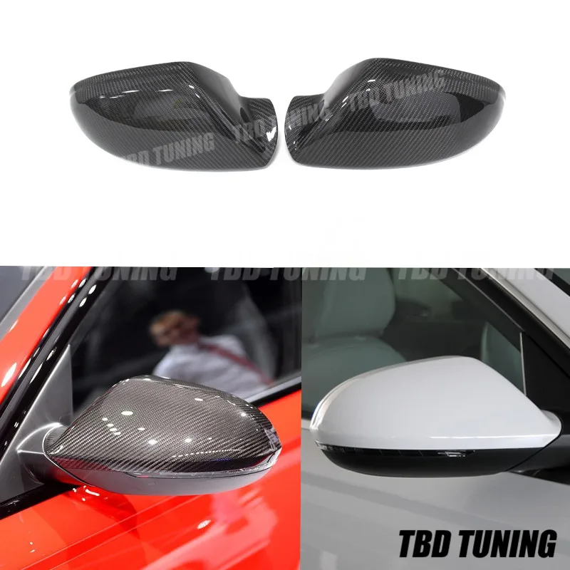 Per Audi A6 S6 Rs6 C7 Vista In Fibra Di Carbonio Copertura Dello Specchio 2012 - 2019 A6 C7 S6 Rs6 Di Carbonio Copertura Dello Specchio Della Fibra