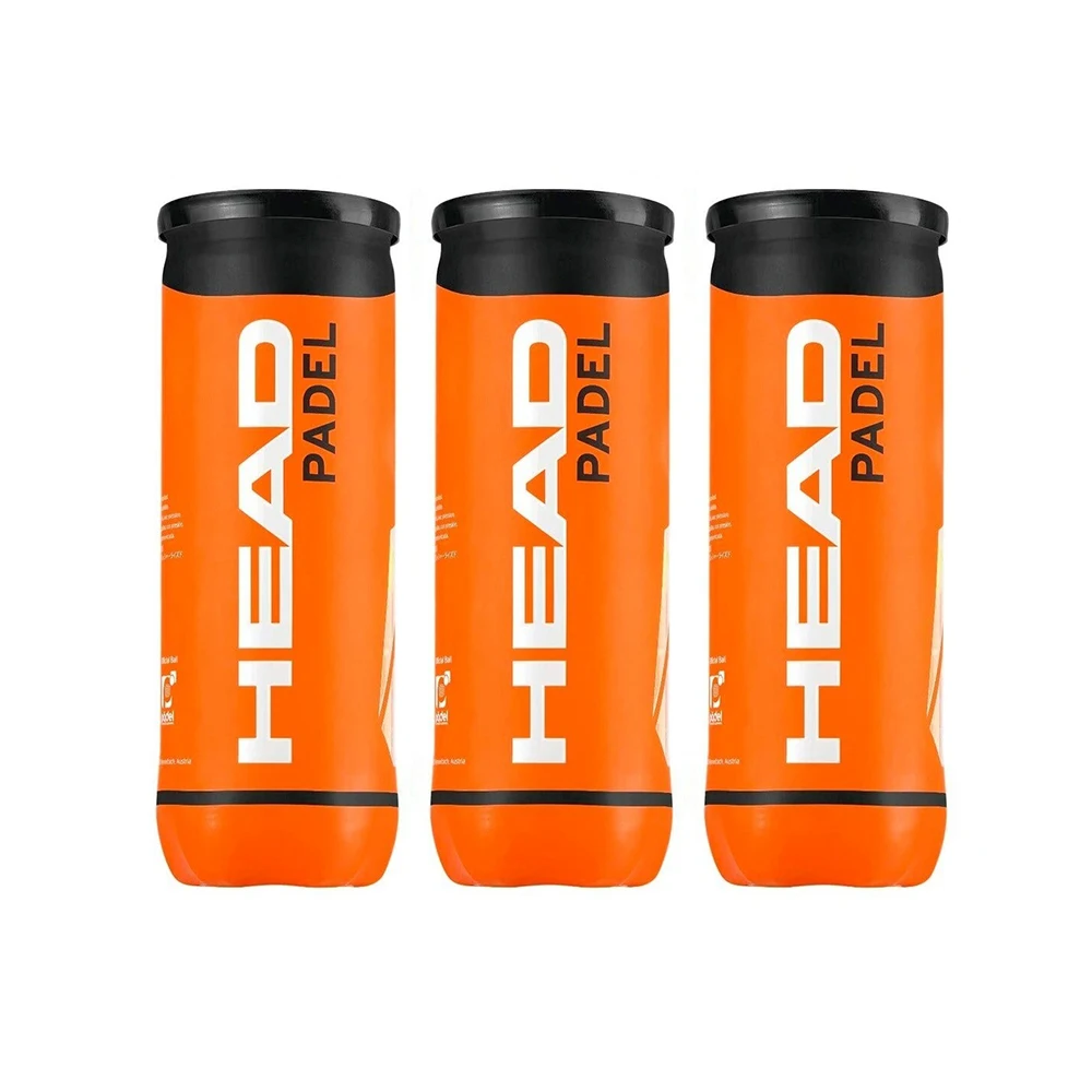 Head Padel Pack 3 Palline 9 Palline, Rimbalzo Di Alta Qualità, Massima Potenza E Controllo, Per Cannone Professionale E Da Allenamento