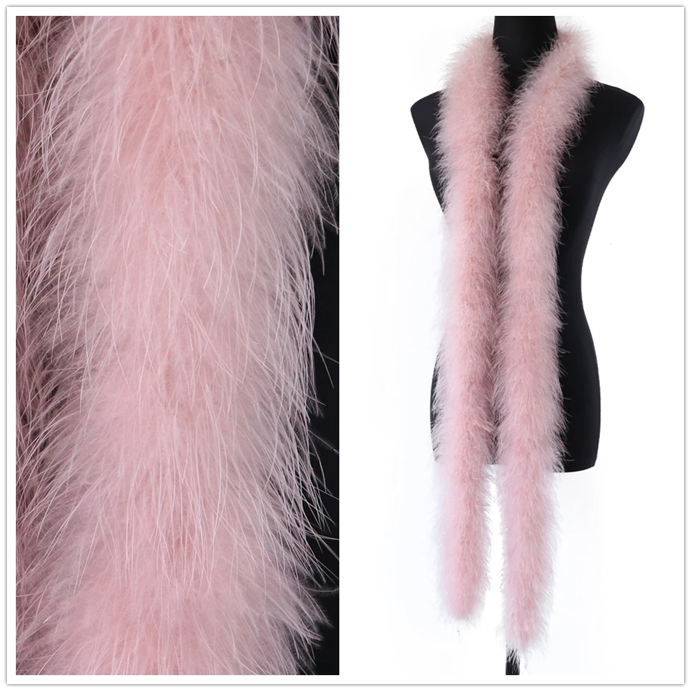 22 Grammi Di Alta Qualità Marabou Feather Boa Natural Turkey Feather Trim Morbida Decorazione Sciarpa Per Abbigliamento Da Festa Accessorio Per Cucire