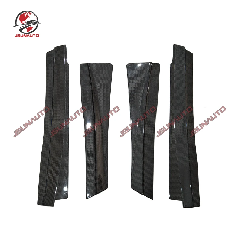 For 2011-2014 Mclaren Mp4 12C Carbon Fiber Side Skirts Rz Style Body Kit For Mclaren 650S Carbon Side Panels Auto Aerodynamic