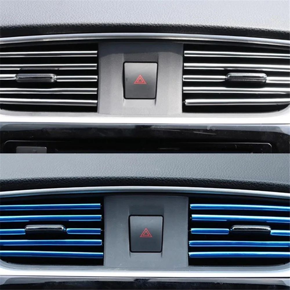 10Pcs Car Styling Air Outlet Trim Strips Parts Per Mclaren Mp4-12C X-1 650S 540C P1 12C