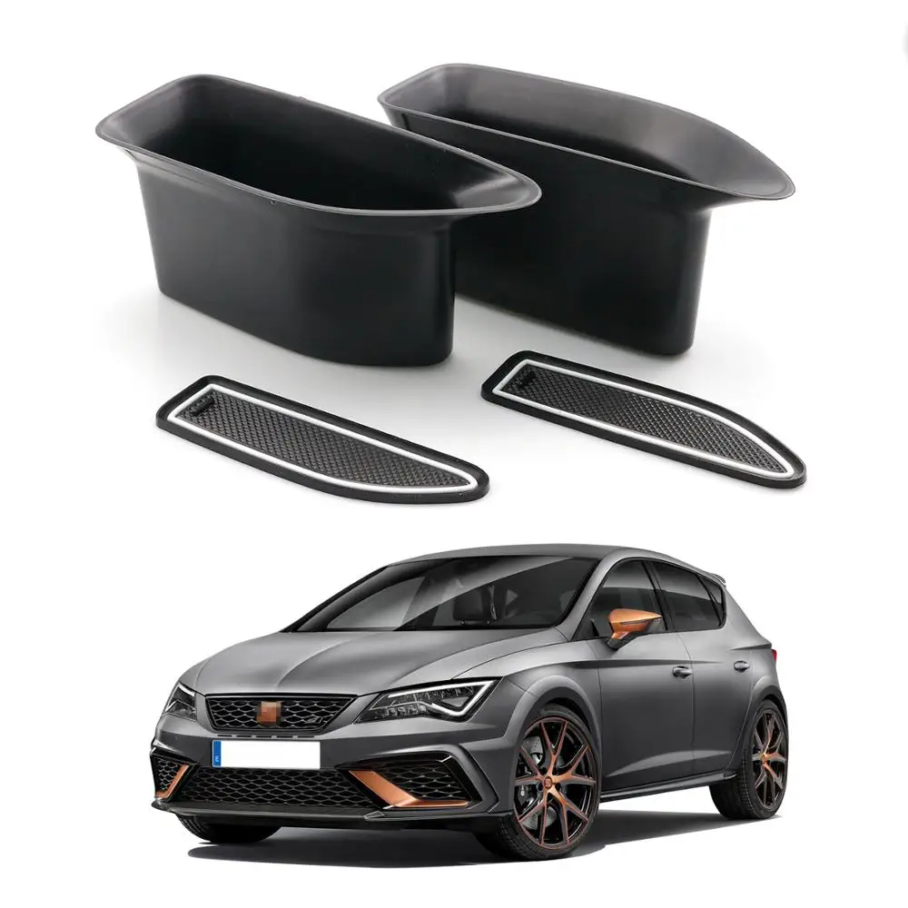 Lfotpp Per Seat Leon Mk3 Leon Cupra 5F 2013-2019 Auto Porta Anteriore Corrimano Ordina Fuori Scatola Di Immagazzinaggio Auto Interni Seat Leon Mk3 Acc