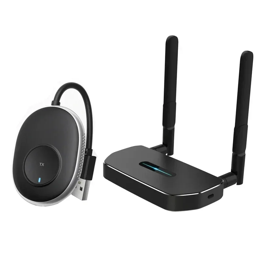 Usb Wireless Hdmi Extender Video Trasmettitore E Ricevitore Schermo Condividi Meeting Projection Per Telefono Pc Laptop To Tv Monitor 50M