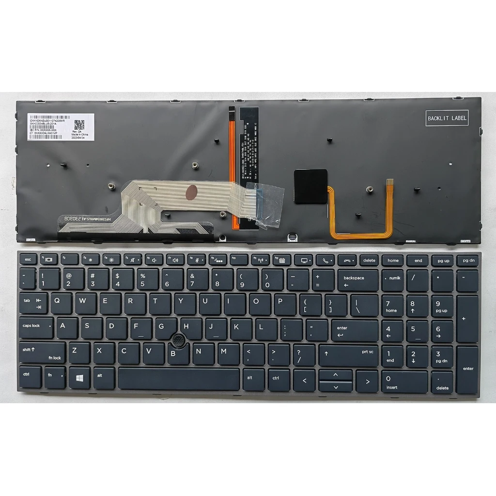 Per Hp Zbook 15 G5 Zbook 15 G6 Zbook 17 G5 Zbook 17 G6 Retroilluminazione Della Tastiera Del Computer Portatile