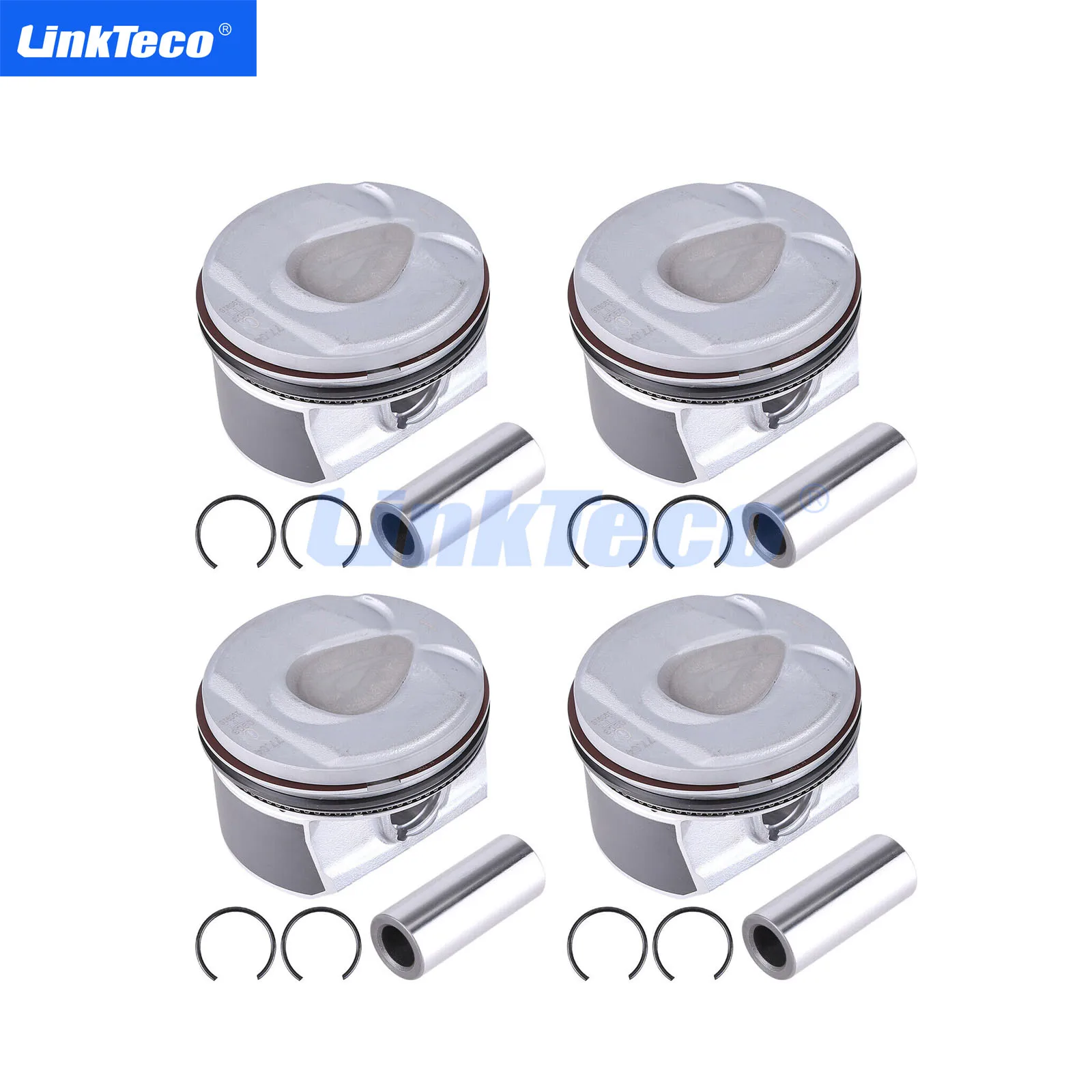 4 Pezzi Pistoni Con Anelli Set Per Bmw Mini Cooper Clubman S Jcw R55 R56 R57 N14B16A 1.6T