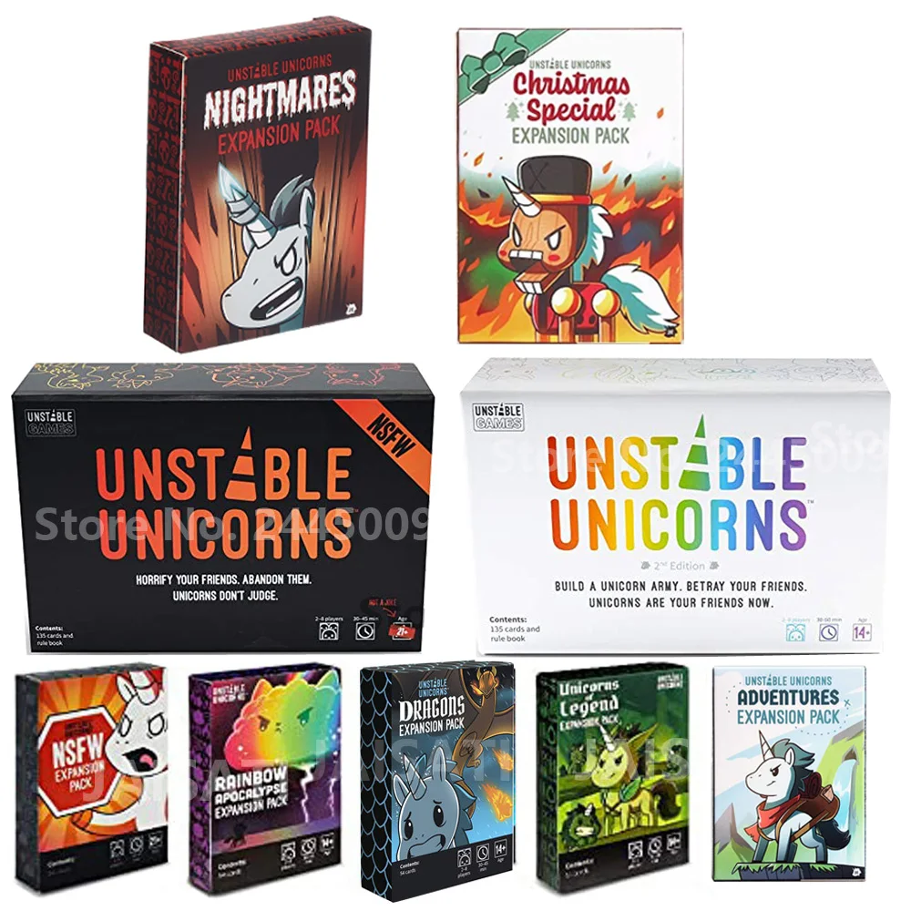 Unicorni Christmas Special Nightings Expansion Card Game Esplosione Original Imploding Barking Streaking Zombie Card Game Kitten