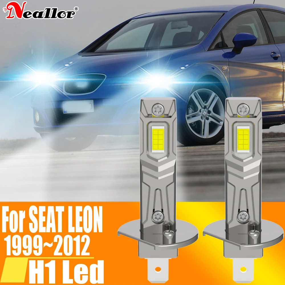 2X H1 Led Light Canbus Bulb Car Headlight High Power Auto Fog Diode Moto Driving Running Lamp 12V 55W Per Bmw E30 E34 E70 1994