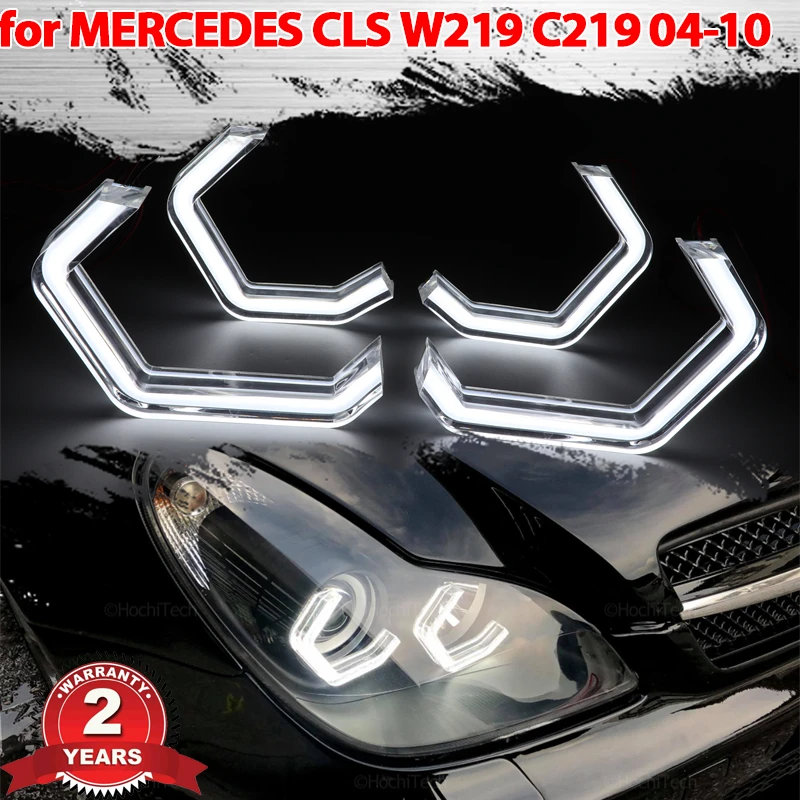 Per Mercedes Benz Cls W219 C219 2004-2010 Accessori Auto M4 Stile Iconico Led Cristallo Occhio Di Angelo Kit Occhi Kit