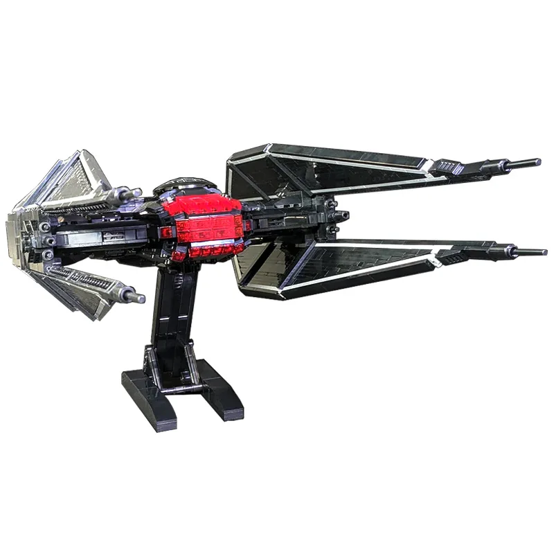 Moc-121523 Tie Silencer-Minidfigure Scale By Acemocs 1846Pcs Building Blocks Tie Fighter Model Toy For Kids Gift