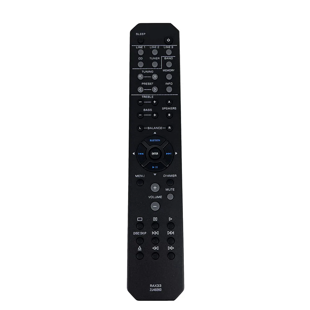 Nuovo Rax33 Zu49260 Per Yamaha Natural Sound Ricevitore Stereo Telecomando R-S202 R-S202Bl Rs202 Rs202Bl