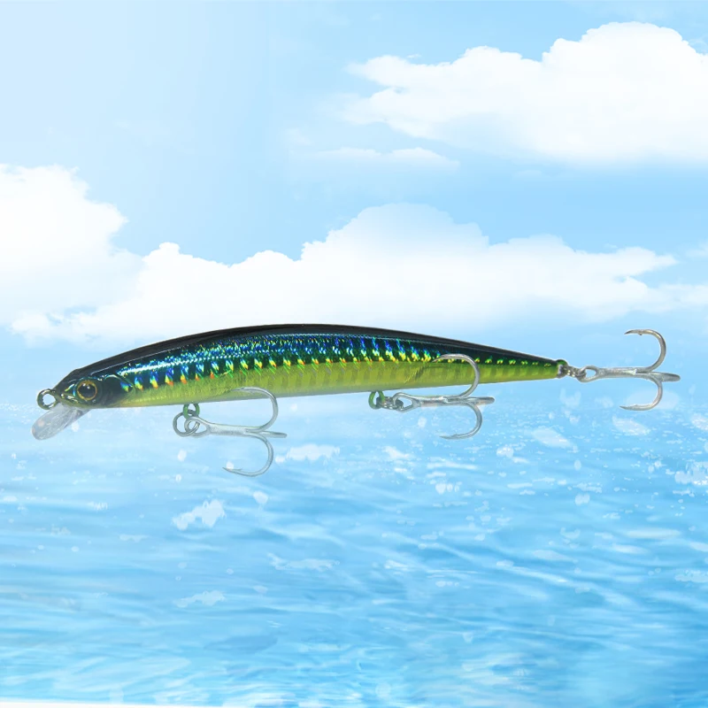 Nuovo Luya Bait Storm Fishing King 11.5Cm/11G Ultra Long Throw Mino Plastica Simulata Hard Bait Tre Ganci False Bait Fishing Gear