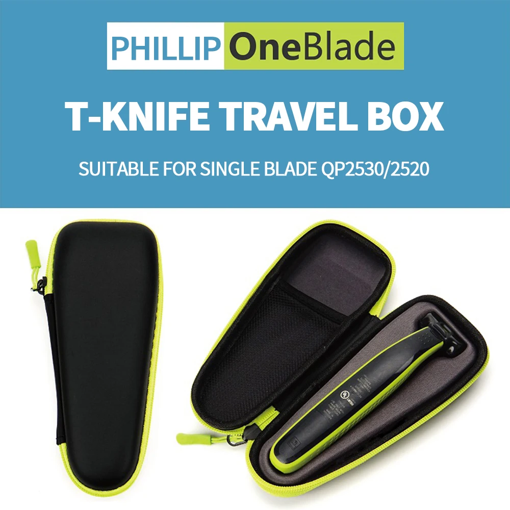 For Philips Oneblade Qp2530/2520 Shaver Storage Bag Hard Box Portable Travel Carry Case Cover For Single Blade Qp2530 Qp2520